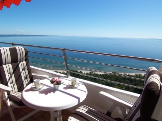 Ostsee Ferienwohnung mit Meerblick